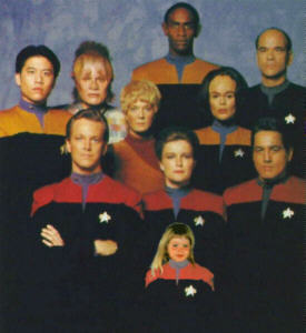 Laura on the original Voyager crew